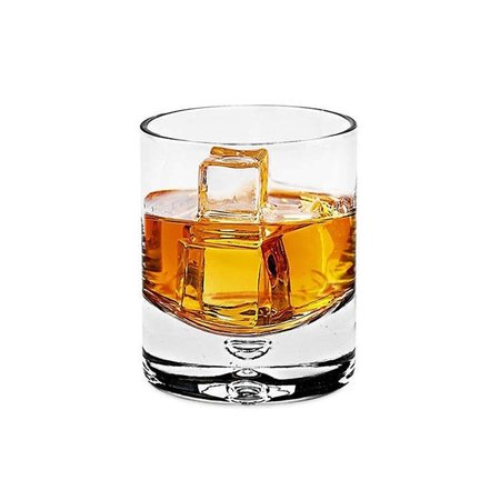 TARIFA 12 oz Old Fashioned Lead Free Crystal Scotch Glass, Clear - 4 Piece TA1879503